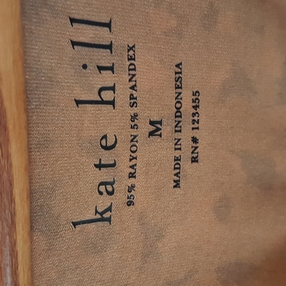 Kate Hill Rayon/Spandex Leopard print Midi Dress - Picture 7 of 7